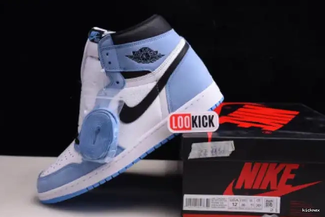 Rep BLACK RETRO AIR 555088-134 WHITE 1 HIGH JORDAN UNIVERSITY BLUE 0604